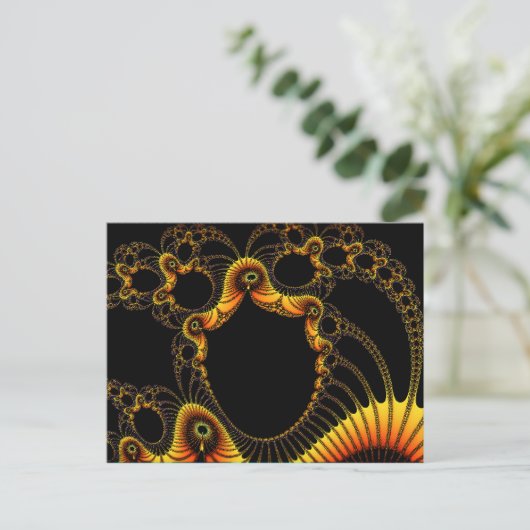 Fiendish Laughing Hacker 2 ~ Postcard Postkarte (Stehend Vorderseite)