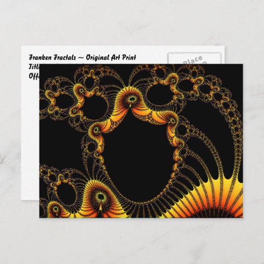 Fiendish Laughing Hacker 2 ~ Postcard Postkarte (Vorne/Hinten)