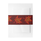 Fier Leaf Einladungsbanderole (Vorderseite Beispiel)