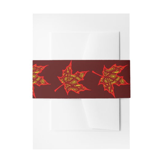 Fier Leaf Einladungsbanderole (Vorderseite Beispiel)