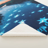 Fierce Abstrakt River mit Magic Stars Sunset - Sherpadecke (3/4)