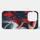 Fierce Albanian Eagle iPhone 13 Pro Fall iPhone Hülle (Rückseite (Horizontal))