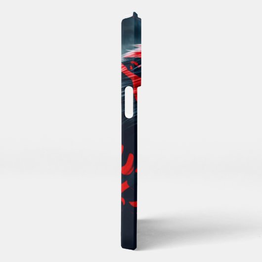 Fierce Albanian Eagle iPhone 13 Pro Fall iPhone Hülle (Rechte Seite)