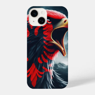 Fierce Albanian Eagle iPhone 14 Fall iPhone 14 Hülle