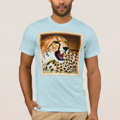 "Fierce and Fiery Cheetah Design". Jetzt kaufen T-Shirt (Vorderseite)