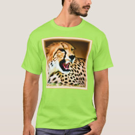 "Fierce and Fiery Cheetah Design". Jetzt kaufen T-Shirt