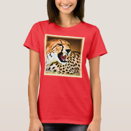 "Fierce and Fiery Cheetah Design". Jetzt kaufen T-Shirt