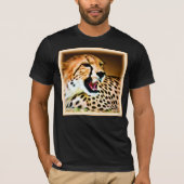 "Fierce and Fiery Cheetah Design". Jetzt kaufen T-Shirt (Vorderseite)