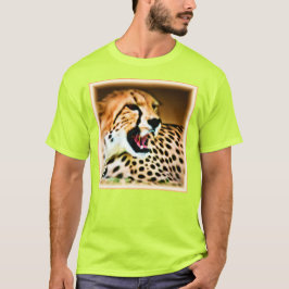 "Fierce and Fiery Cheetah Design". Jetzt kaufen T-Shirt