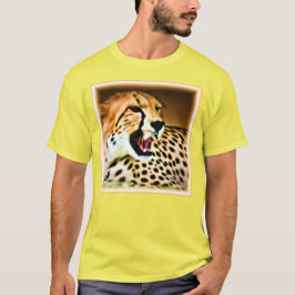 "Fierce and Fiery Cheetah Design". Jetzt kaufen T-Shirt