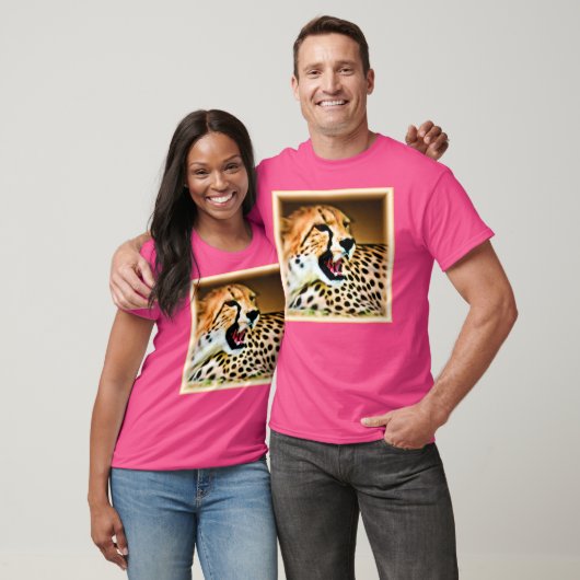 "Fierce and Fiery Cheetah Design". Jetzt kaufen T-Shirt (Unisex)