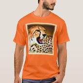 "Fierce and Fiery Cheetah Design". Jetzt kaufen T-Shirt (Vorderseite)