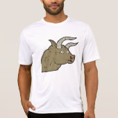 Fierce Angry Bull Head Rustic Wild Animal T-Shirt (Vorderseite)