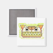 Fierce, Angry Dog Magnet (Vorderseite/Rückseite)