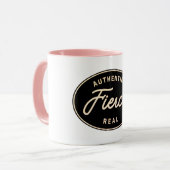 Fierce, Authentische, echte Kaffeemaschine Tasse (Vorderseite Links)