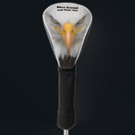 Fierce Bald Eagle Golf Headcover<br><div class="desc">Ein heftiger amerikanischer Glatzadler sieht nach vorn und warnt: "Durcheinander und finde es heraus."</div>