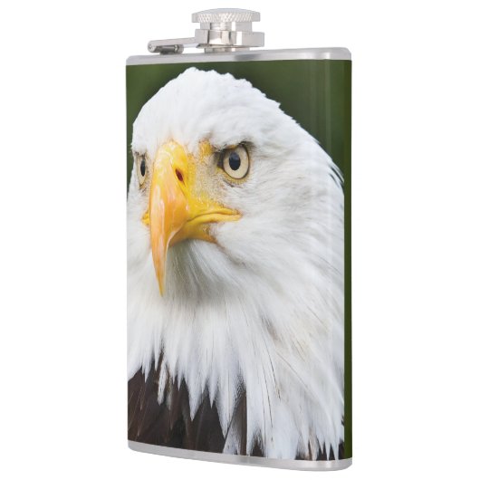 Fierce Bald Eagle Patriotic Flask Flachmann (Links)