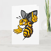 Fierce Bee Greeting Cards Karte
