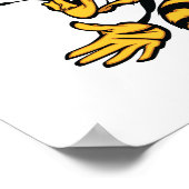 Fierce Bee Poster (Ecke)