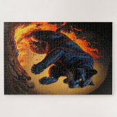 Fierce Black Panther Puzzle (Horizontal)
