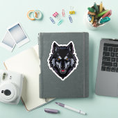 Fierce Black Wolf with Red Eyes Sticker – Dark Got (iPad Hülle)