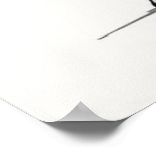 Fierce Bond: Samurai und Wolf Holzkohle Kunst Poster (Ecke)