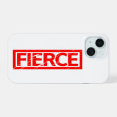 Fierce Briefmarke iPhone 15 Hülle (Rückseite (Horizontal))