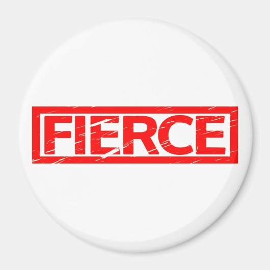 Fierce Briefmarke Magnet (Vorne)