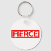 Fierce Briefmarke Schlüsselanhänger (Rückseite)