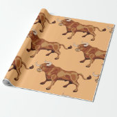 Fierce Bull Geschenkpapier (Ungerollt)