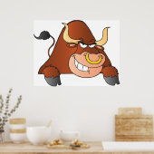 Fierce Bull Poster (Küche)