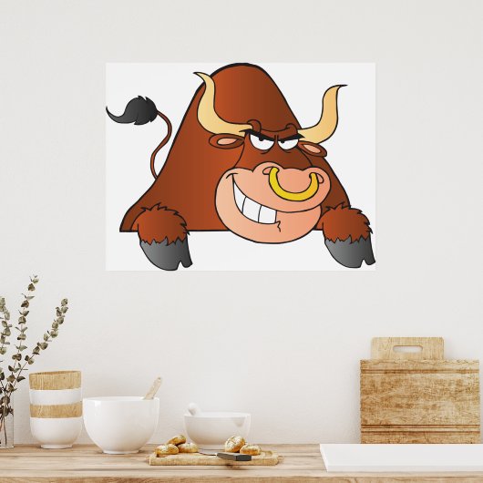 Fierce Bull Poster (Küche)