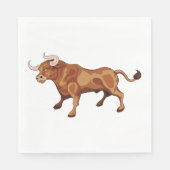 Fierce Bull Serviette (Vorderseite)