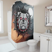 Fierce Bulldog Duschvorhang (Beispiel)