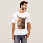 Fierce Cat Face T-Shirt – Bold & Playful (Vorne ganz)