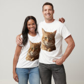 Fierce Cat Face T-Shirt – Bold & Playful (Unisex)