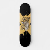 Fierce Cheetah Graphic Skateboard (Vorne)