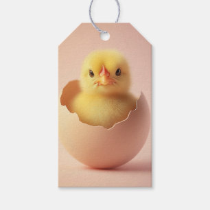 Fierce Chick in Eggshell Geschenkanhänger