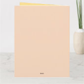 Fierce Chick in Eggshell Karte (Rückseite)