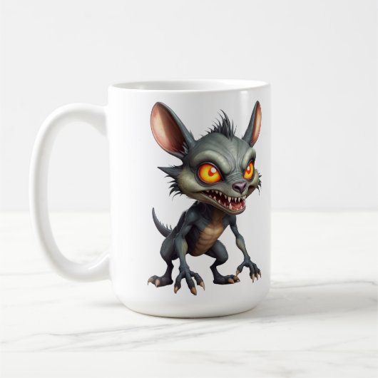 Fierce Chupacabra Kunstvoll wandern Kaffeetasse (Links)