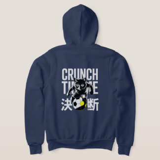 Fierce Crunch Time Cat Soccer Fans Hoodie