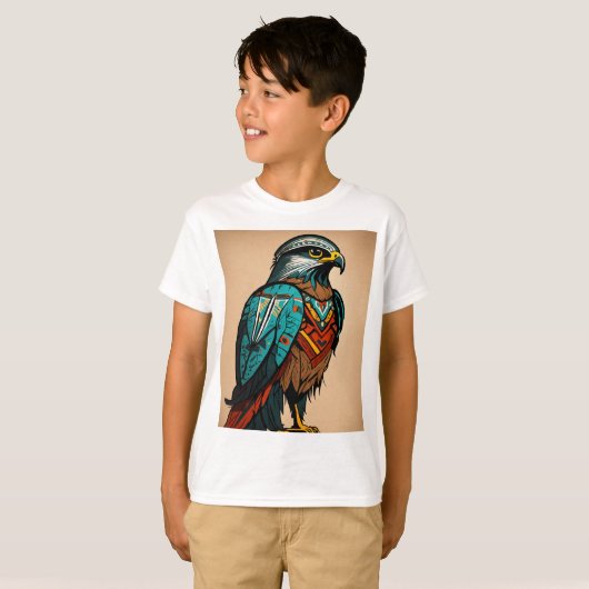 Fierce Crystal Eagle T-Shirt Design (Vorne ganz)