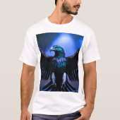 Fierce Crystal Eagle – Wild Spirit Canvas Art T-Shirt (Vorderseite)
