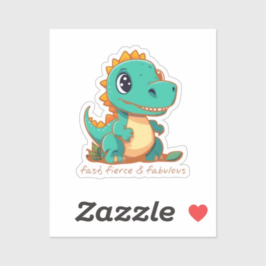 Fierce Dinosaurs Aufkleber (Blatt)