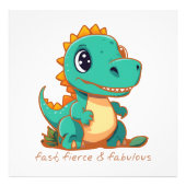 Fierce Dinosaurs Fotodruck (Vorne)