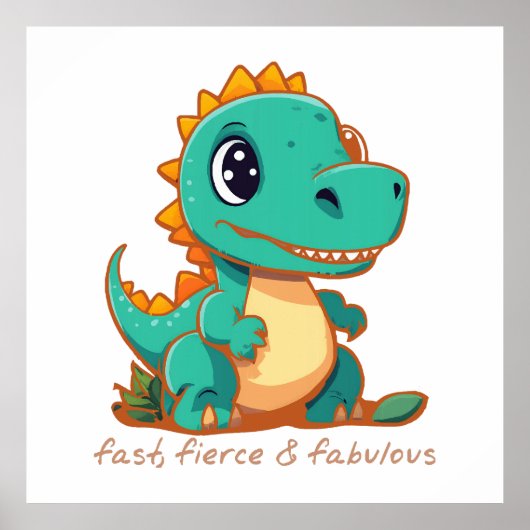 Fierce Dinosaurs Poster (Vorne)