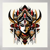 Fierce & Divine - Goddess Durgas Power Poster (Vorne)