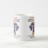 Fierce Dog Coffee Tasse - Funny "Touch My Coffee"  (Mittel)