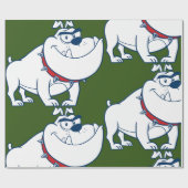 Fierce Dog Wrapping Paper Geschenkpapier (Flach)