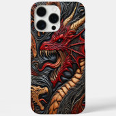 Fierce Dragon Art Case-Mate iPhone Hülle (Rückseite)